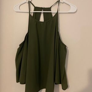 Olive green blouse